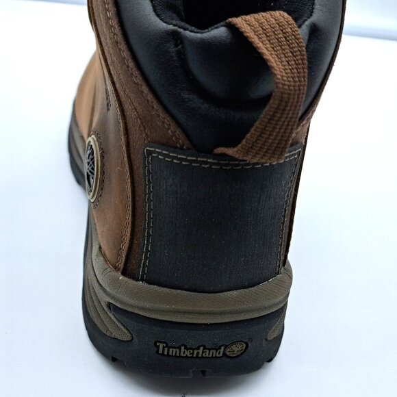 Timberland Men's Flume Mid Waterproof Hiking Boot, Dark Brown - Size 11.5 - Picture 10 of 16